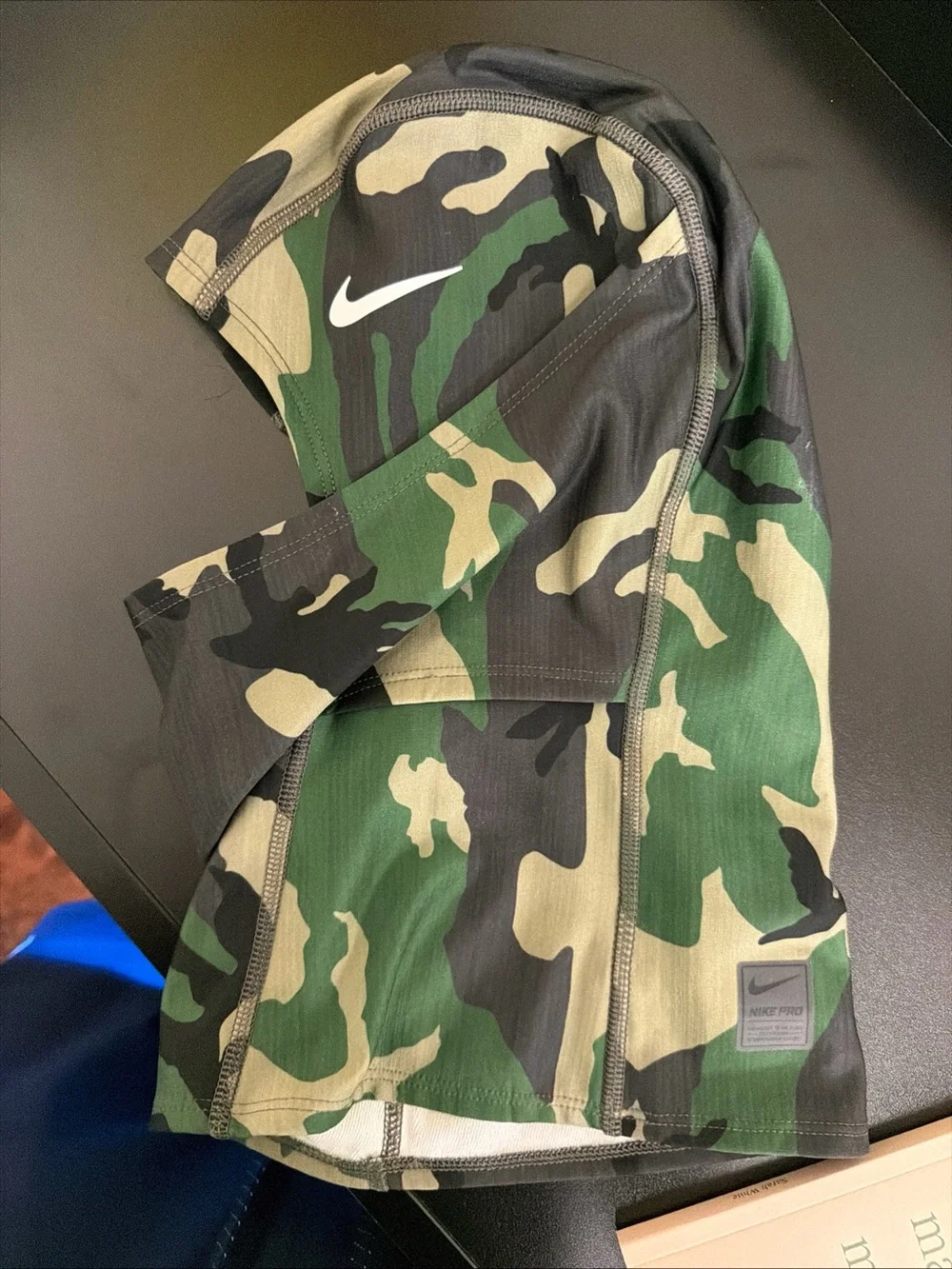 Nike' Green Camo Hooded Jacket